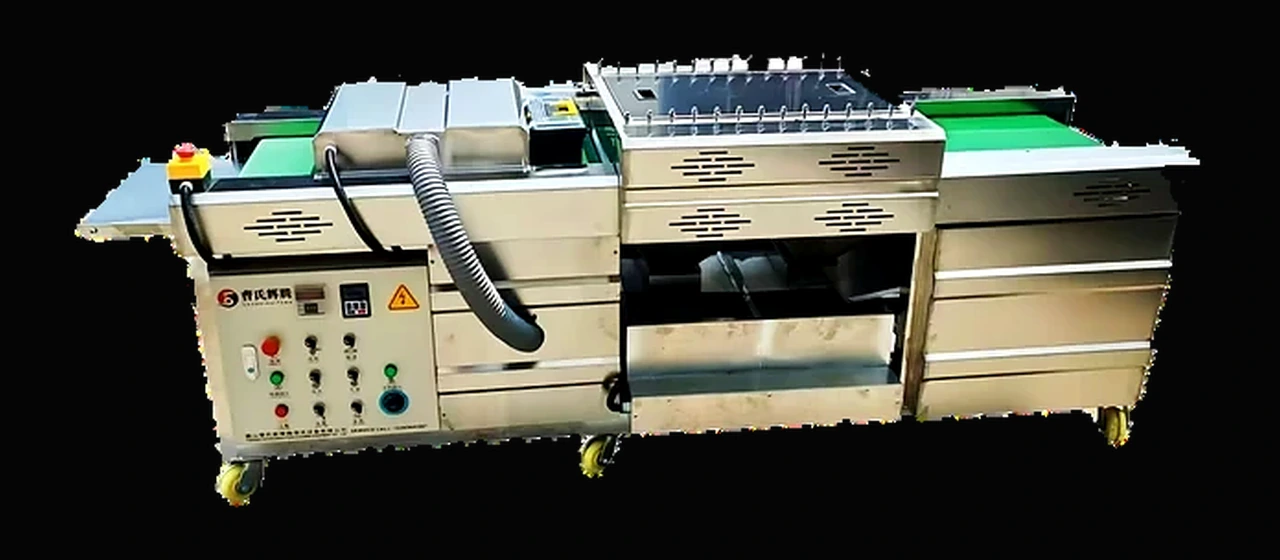Two water tank cleaning machine for metal parts oil removal