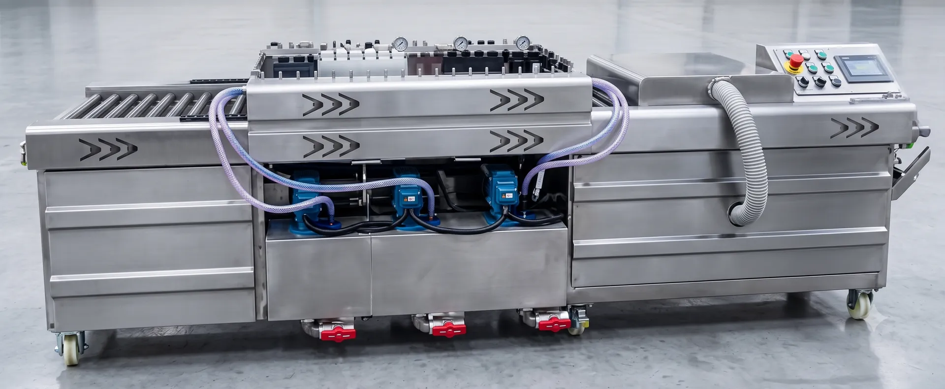 HUITENG acrylic board cleaning and drying machine for flat panels
