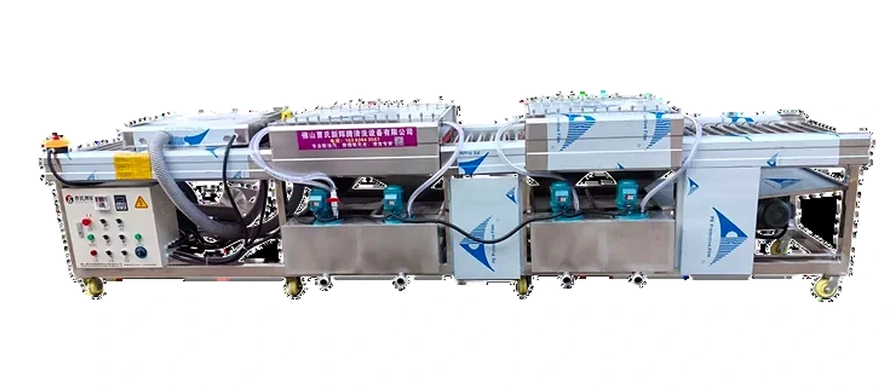 Máquina de limpieza y secado de tableros de acrílico HUITENG para paneles planos